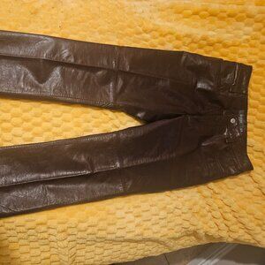 Vintage Leather Pants, bootcut by The Gap